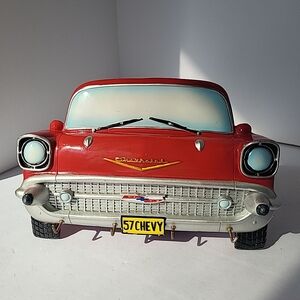 Classic Red 57 Chevy GM Licensed Wall Mount Key Hanger